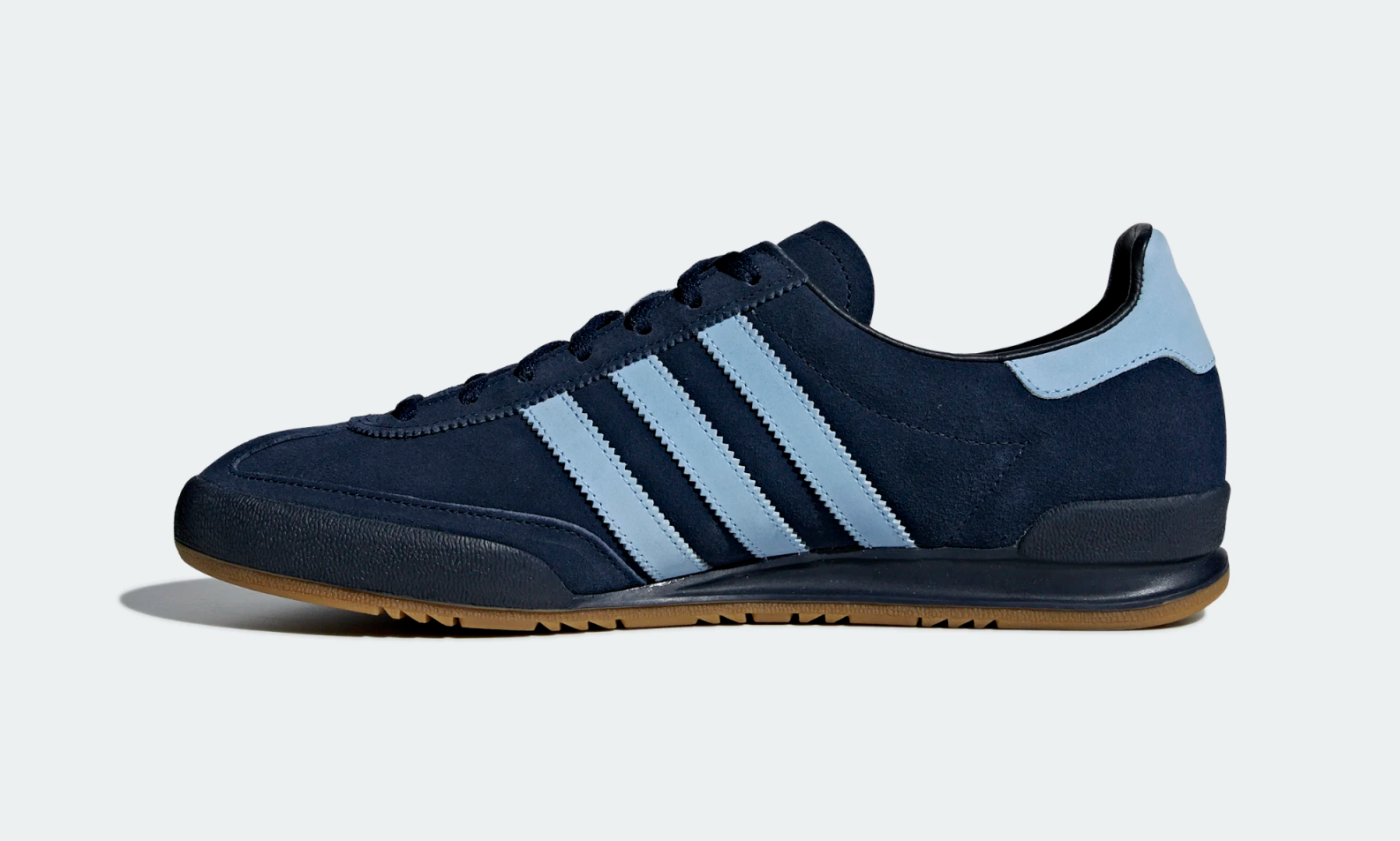 adidas jeans blue leather